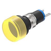 EAO 18-062.0054L Panel Mount Indicators / Switch Indicators Indicator yellow for flush mounting D19 with Single-LED white 24VDC/10mA
