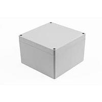 Hammond Manufacturing 1554QA2GY Enclosures General Enclosure - Grey/Grey Lid - 5.5 x 5.5 x 3.5in - Polycarbonate - N4X
