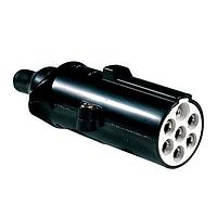 Littelfuse 00591400 Automotive Connectors 7P 24V/S Plug Aluminum -7 Faston Black