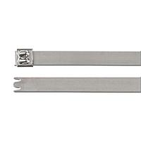 HellermannTyton 111-95208 Metal Ties Stainless Steel Tie, 20.5" Long, 607lb Tensile Strength, SS304, Metal, 50/pkg