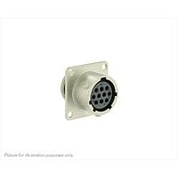 Eaton Souriau-Sunbank UT0W01210SXH6 Receptacles Female square flange receptacle IP68/69K, 96 h salt spray, keying X