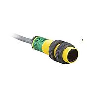 Banner Engineering S18SP6REQ Photoelectric Sensors EZ-BEAM S18 Series: Receiver/Emitter Opposed; Range: 20 m; Input: 10-30 V dc; Output: Light/Dark Operate PNP; 4-pin M12 Integral QD