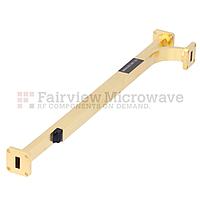 Fairview SMW42EC001-20 WR-42 Directional Waveguide Coupler 20 dB With UG595/U Flange and E-Plane Coupled Port From 18 GHz to 26.5 GHz K Band