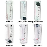 Dwyer MMA-25 Custom Mini-Master® Flowmeters for Gas/Liquid, High Chemical Resistance (5/16 in, Barbed Fitting)