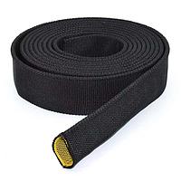 Essentra Components BG181 Sleeve Hose Protection 46MMID Double Sleeve:Black&Yellow Nylon