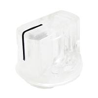 Eagle Plastic Devices 450-5120C Knobs & Dials CLR/BLK D SHAFT 19.0mm x 14.5mm