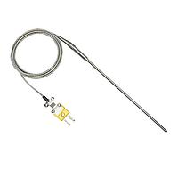 OMEGA TJ36-ICSS-18U-3-SB Rugged Thermocouple Transition Joint Probes with Stainless Steal Overbraid (Thermocouple, J, 900 °C, Immersion Probe)