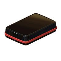 Serpac CX62DBKAOR Hand Held CX-62 Series Waterproof Pocket Enclosure with Orange Seal. Three-Piece Design, Polycarbonate Plastic, Integrated Waterproof Seal, IP 65, 66, 67; NEMA 4X, 12, 13 Ratings
