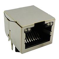 Stewart Connector SS-60300-103 Modular 2.5G 5G and 10G Single Port Horizontal Jack with Bi-Color LEDs