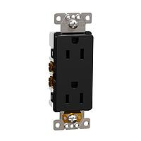 Square D SQR44101BK Receptacles TR 15A RECEPTACLE RESI BK