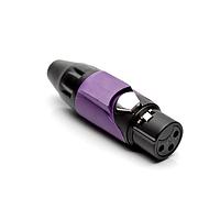 Amphenol Audio AX3FB7M Cable Connectors 3P SOCKET F PLUG BLK W VLT MRK SLEEVE