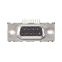 Amphenol Commercial Products D09S33E6UX00LF Receptacle DSUB RA STB 9SKT LF