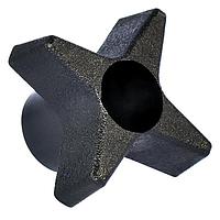 Essentra Components KNH4-HEX4P4---- Knobs & Dials Self-Assembly 4 Arm Knob 1.750 in Diameter