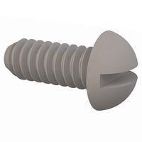 Essentra Components 010440R028 Round Slotted Round Slotted Screw, #4-40 Thread, 9/32 Lg