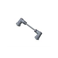 Amphenol LTW AB-DC02FR-DCBR-QE001 Sensor Cables / Actuator Cables X-Lok, Large Size, Plastic, 20A, 02 pins, Female Connector, Female Contact, Right Angle-to-Right Angle, Push Lock, Overmolded Double Ended, Length 1000mm, IP68