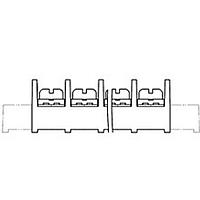Molex 38922-0002 Barrier Terminal Strip without Mounting Ends 8.26MM BARR STRP W/O MOUNT ST 2C