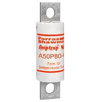 Mersen A50P80-4 High Speed Fuse Fuse,Fast Acting,No Blown Indicator,Bolt-In,100kA AC,79kA DC,500VAC/450VDC,80A