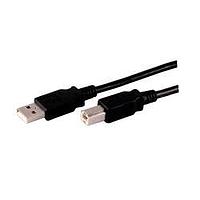 Advantech BB-USBAMBM-BK-15F USB Cables / IEEE 1394 Cables USB 2.0 Cable, 4.6 m / 15 ft (black)