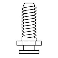Molex / FCT 173112-0236 Slide Lock SLIDE LOCK POST 4-40 8MM PAIR