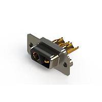 EDAC 628-2WK2222-4T2 Mixed Contact D-Sub Connectors Vertical Combo Dsub