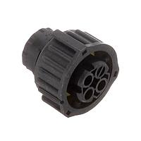 AMP Connectors - TE Connectivity 1-1719434-2 Socket Housing 4 POS DIA 2.5 SOCKET CONNECTOR HSG