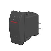 Carling Technologies V1D2B60B-AMC00-000 Contura Sealed Rocker Switch V1D2B60BAMC00000