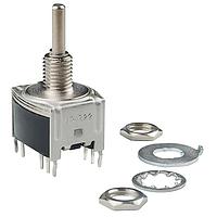 NKK Switches MRB22B Rotary Switches DP 2 POS SHAFT ACUTR BRACKET PC NO KNOB