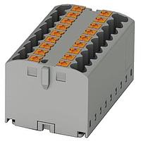 PHOENIX CONTACT 3273408 Push-In Distribution Block PTFIX 6X2,5-G BK 2.5mm2 ADHESIVE MNT