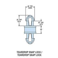 Heyco 10038 PCB Support HDLSPTH-03 NATURAL NYL PCB Support