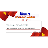 Announcement: Vietnam Independence Day Holiday