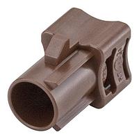 Rosenberger 59Z074-000F Accessories Plastic housing Plug Straight F Brown