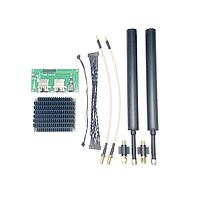 Doodle Labs EK-915-2J Radio Module Evaluation Kit for 900 MHz Smart Radio, Accessories to simplify bench testing. Contents include:2x low gain antennas, 2x antenna cables, ethernet board, 12-pin cable, 4-pin cable. Smart Radio is not included.