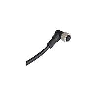 Amphenol LTW M12D-04BFFM-SR8E03 Sensor Cables / Actuator Cables M12 Circular Metric Connector, D Code, Metal, 4A, 04 pins, Female Connector, Female Contact, Right Angle, Screw Thread, Overmolded, Length 3000mm, IP68 / IP69K
