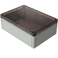 Rose 601825120 Enclosures, Boxes, & Cases ENCLOSURE, ECO COMP, CLEAR LID, 180 X 254 X 90MM, THERMOPLASTIC