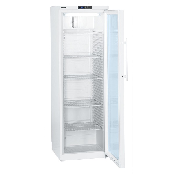 Laboratory chemical storage refrigerator used for controlled storage of temperature-sensitive materials