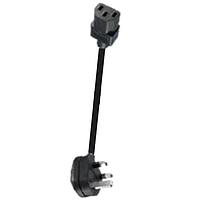 Qualtek Electronics 370001-E01 AC Power Cord Int 2.5m 3x1.00 C13 UK Power Cord