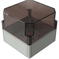 Rose 601818320 Enclosures, Boxes, & Cases ENCLOSURE, ECO COMP, CLEAR LID, 180 X 182 X 165MM, THERMOPLASTIC