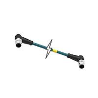 Molex 1201080601 Sensor Cables / Actuator Cables MIC 4P M/MP 90/90 D-CODED 8M TPE