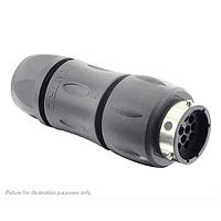 Eaton Souriau-Sunbank UTGX1JC1492P Receptacles In line receptacle, with cable gland backshell, for 12 male contacts,  IP68/69K