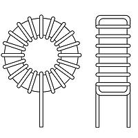 Bourns 2200LL-331-V-RC Toroidal Inductor, Toroidal