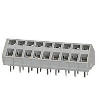 Same Sky (formerly CUI Devices) TBL007A-500-09GY Fixed Terminal Blocks Terminal block, screwless, 5.00, 45, 9, Gray