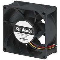 Sanyo Denki 9GA0824G4002 Axial DC Axial Fan, 80x80x25mm, 24VDC, Low Power