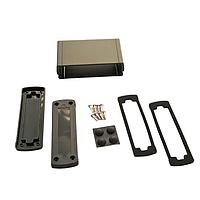 Bud Industries EXN-23353-BKP PCB Enclosure Extruded Aluminum Enclosure Black with Plastic Cover (1.4 X 4.5 X 2.7 In)