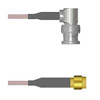 Amphenol Custom Cable Q-0D0680005011i RF Cable Assemblies BNC-RP/SMA-SP G316 11I