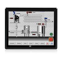 IEI Technology DM-F19A/R-R30 Resistive 19" 350 cd/m SXGA LCD monitor, Aluminum die casting front panel, Black color, W/ USB resistive touch screen, 9 36V DC input, R30