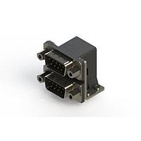 EDAC 661-009-364-053 Dual Port D-Sub Connectors Right-angle Dual Port D-Sub Connector