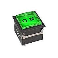 NKK Switches UB216KKW015F-1JF Pushbutton Switches 5A SPDT ON ON GRN