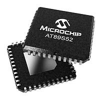 Microchip Technology AT89S52-24JUR Microcontrollers 24MHZ, PLCC, IND TEMP, GREEN, 5V, T&R