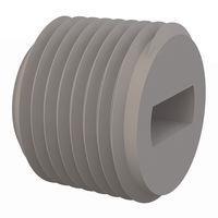 Essentra Components 62NPT03718 Threaded Protection Plug Pipe Plugs, Round, 3/8-18 NPT Thread, .550 Lg