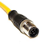 Mueller C5A11M005 Sensor Cables / Actuator Cables UL Listed, M12 Cordset, 5-Position Male Straight-Open End, 22 AWG, 5M